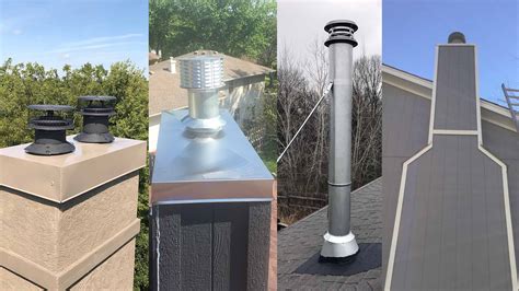 metal chimney box faux|flue pipe chimney design.